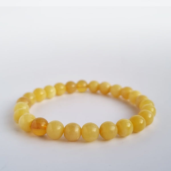 Yellow Opal crystal bracelet. Natural crystal gemstones with Certificate of Authenticity