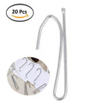 S Style Curtain Hooks - Set of 20pcs by SOL Home ® (Curtains and Accessories)